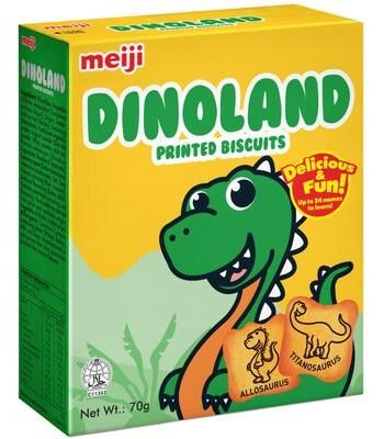 Meiji Dinoland Biscuit